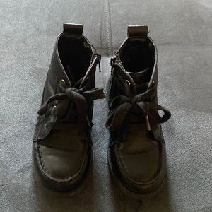 Children place boots Size 10 Black